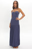 Ashana Drop Waist Halter Maxi Dress Taupe
