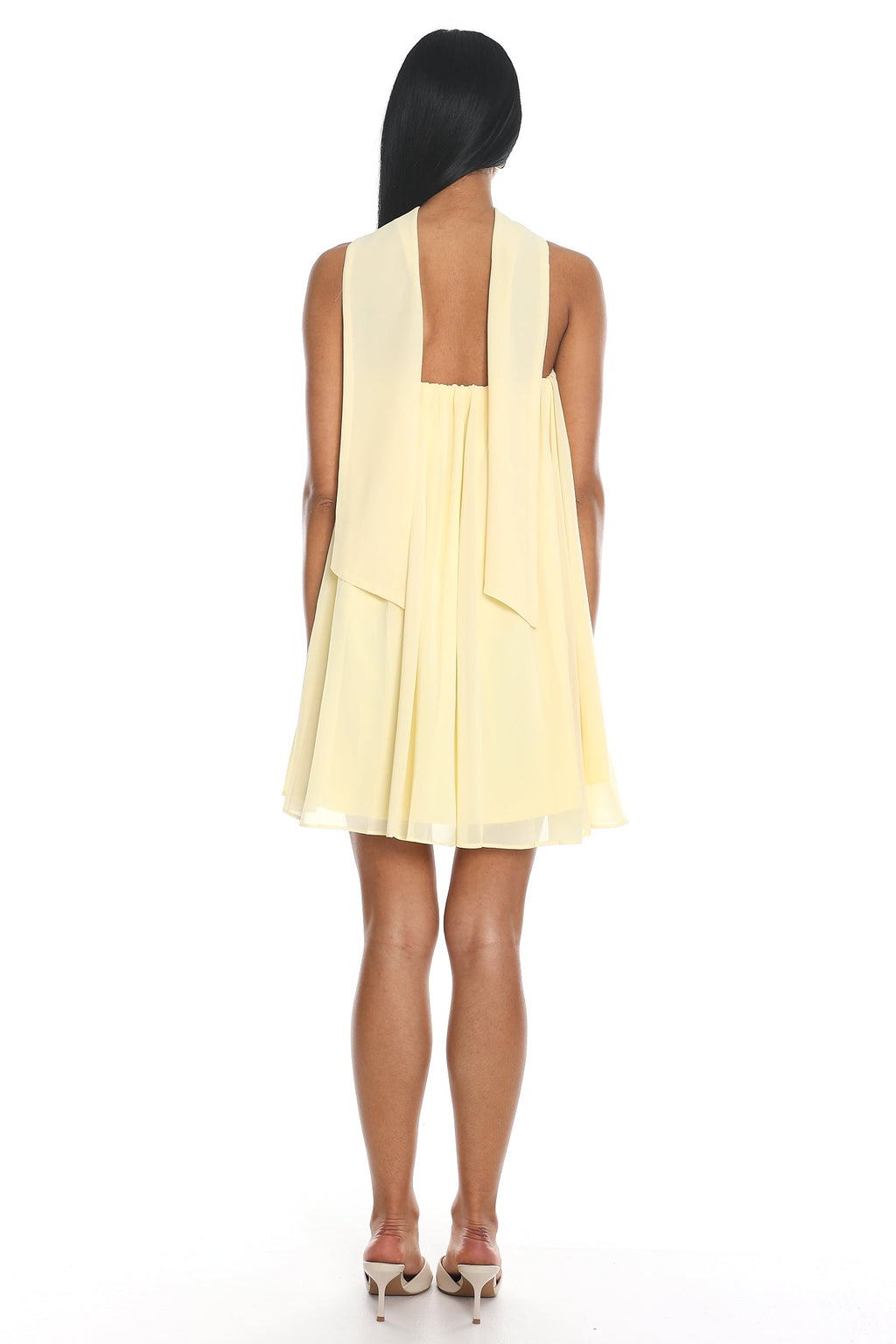 Read The Signs Strapless Mini Dress Butter