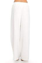 Coastal Drift Wide Leg Pants White
