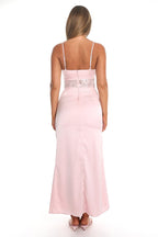 Dream Drifter Lace Maxi Dress Pink