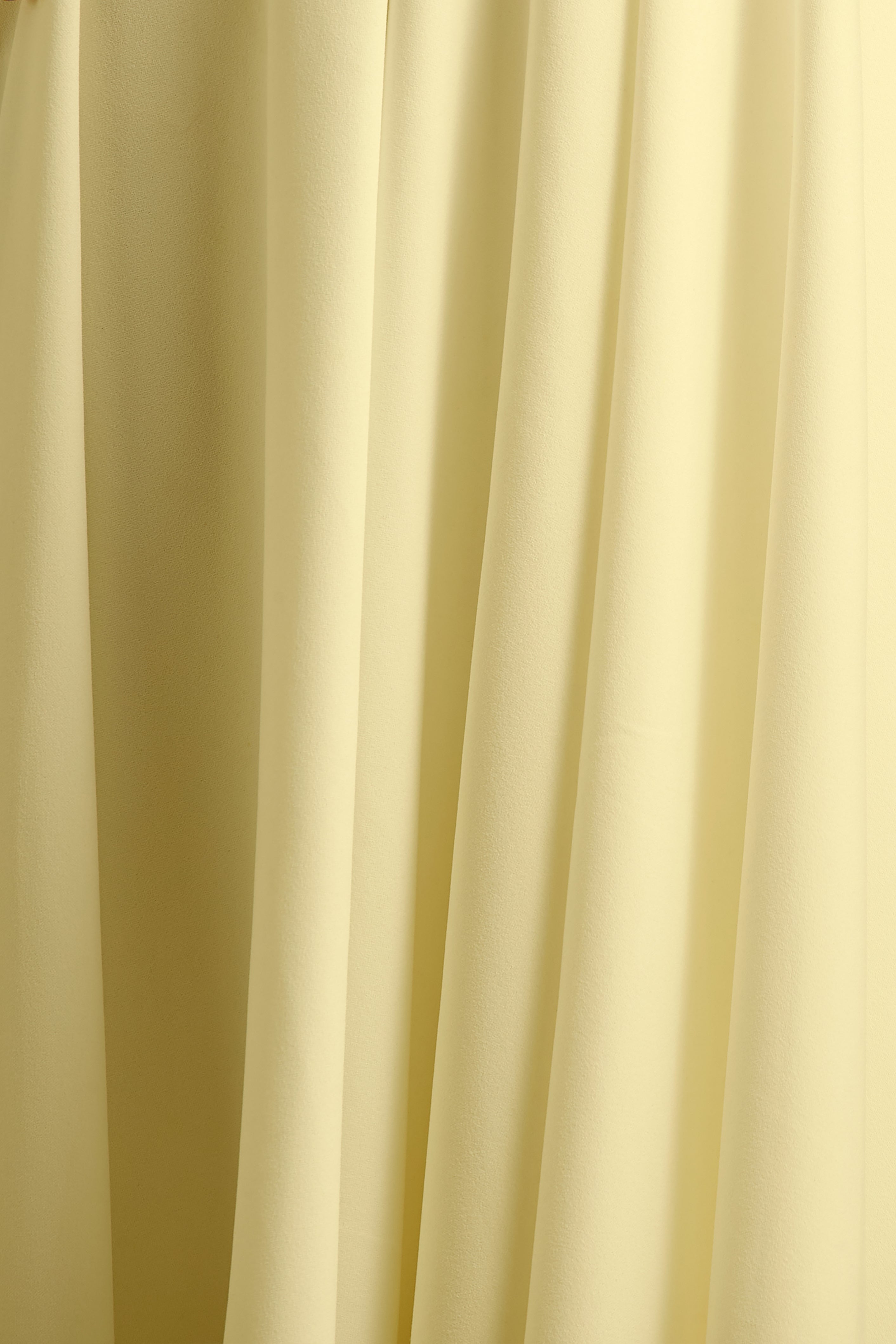 Parina | Lemon Strappy Volume-Hem Midi Dress