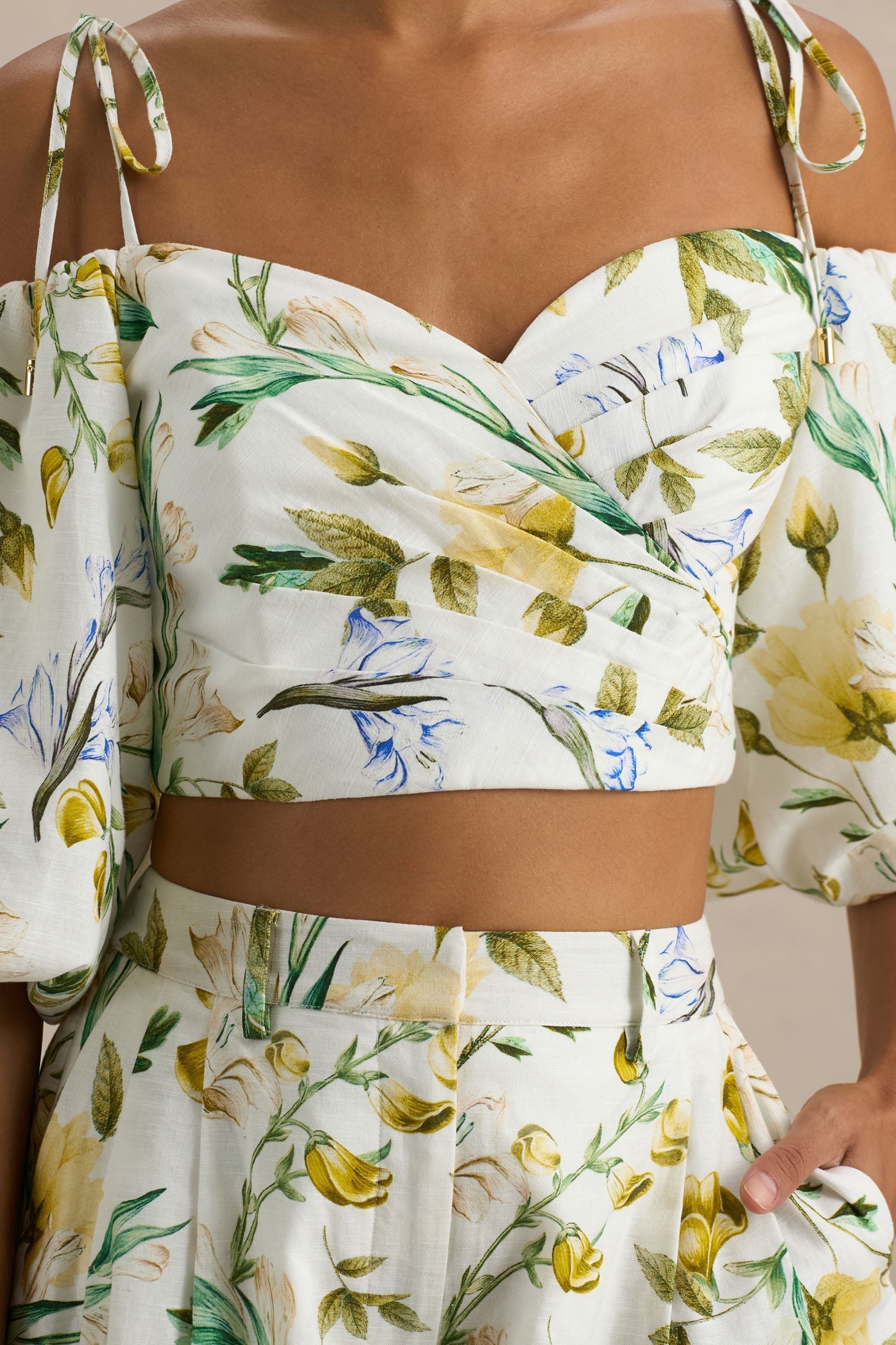 Pixel | Lemon Floral Print Shorts