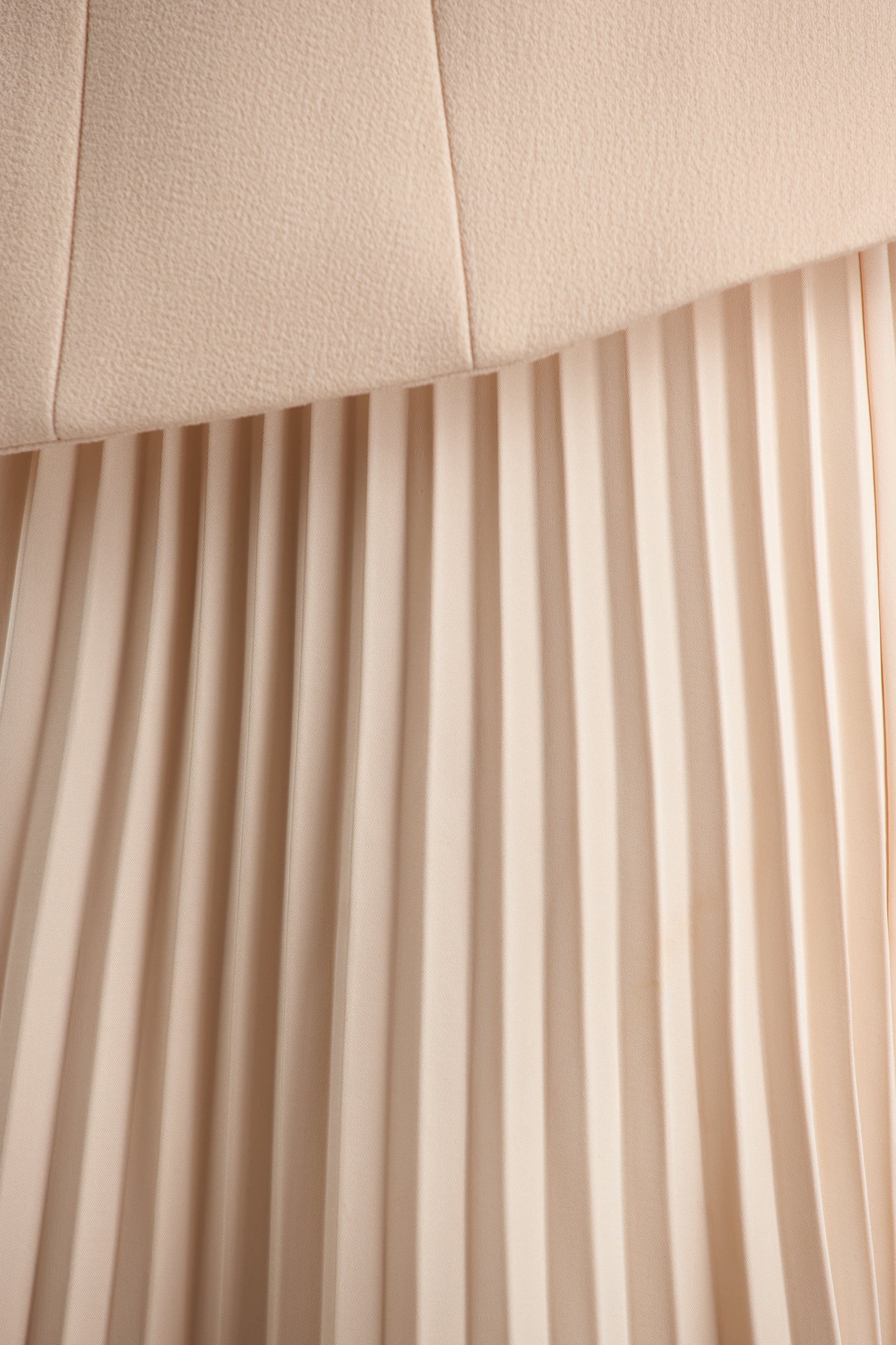 Feeling Good | Nude Bandeau Jumpsuit With Pleated Trouser