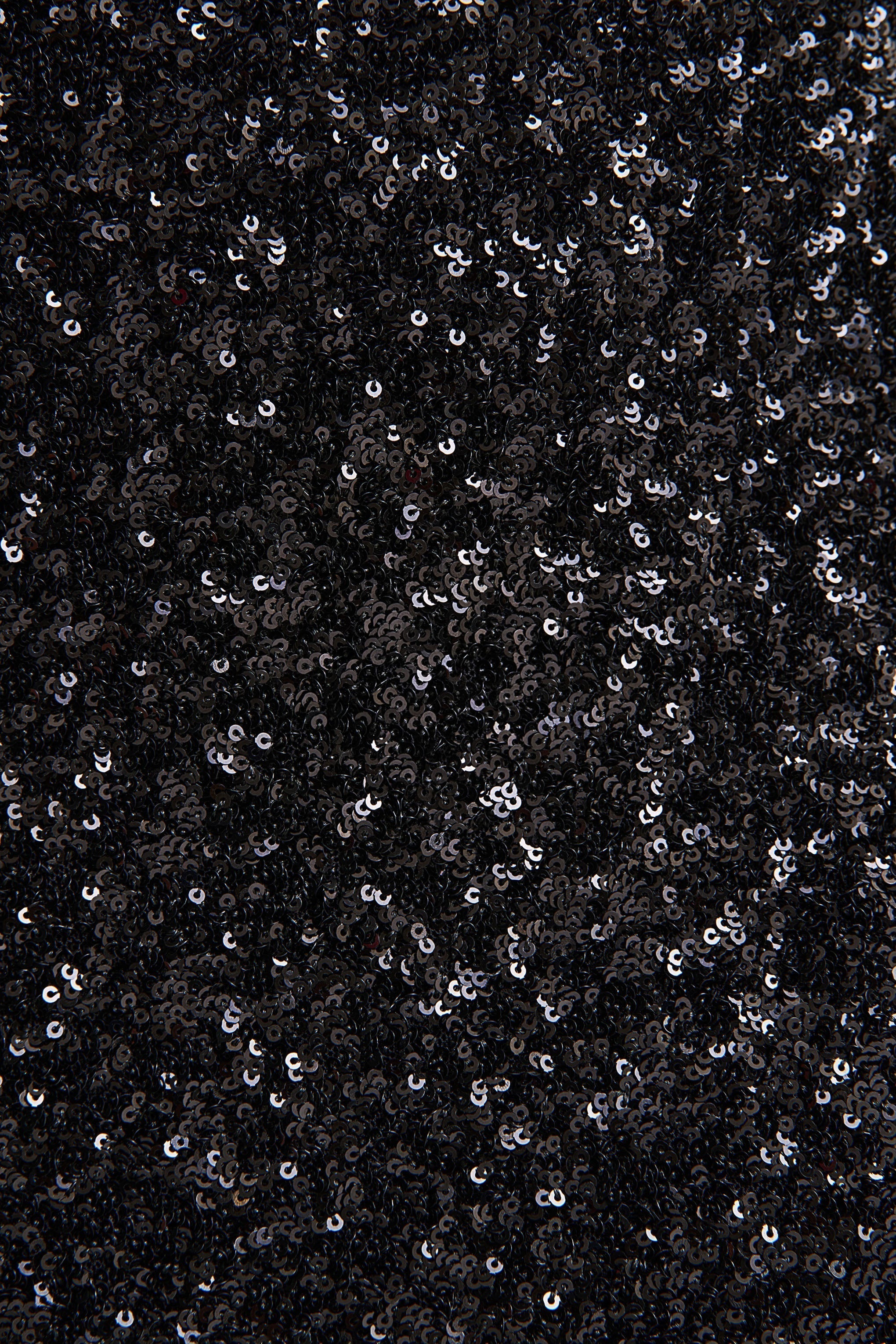 Daze | Black Sequin Bandeau Maxi Dress With Feather-Trim