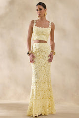 Esmara | Lemon Lace Maxi Skirt