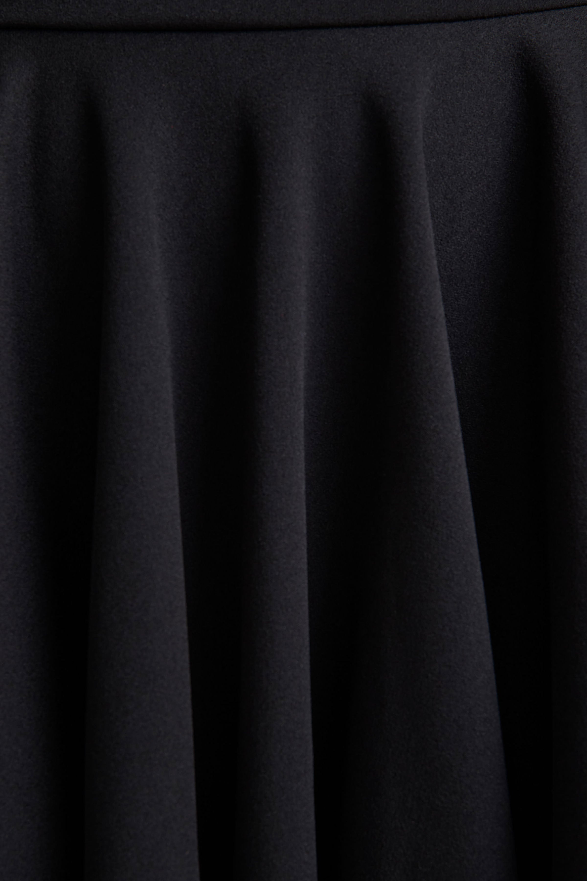 Elowen | Black Square-Neck Mini Dress With Lace-Sleeves