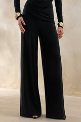 Safirra | Black Wide-Leg Trouser