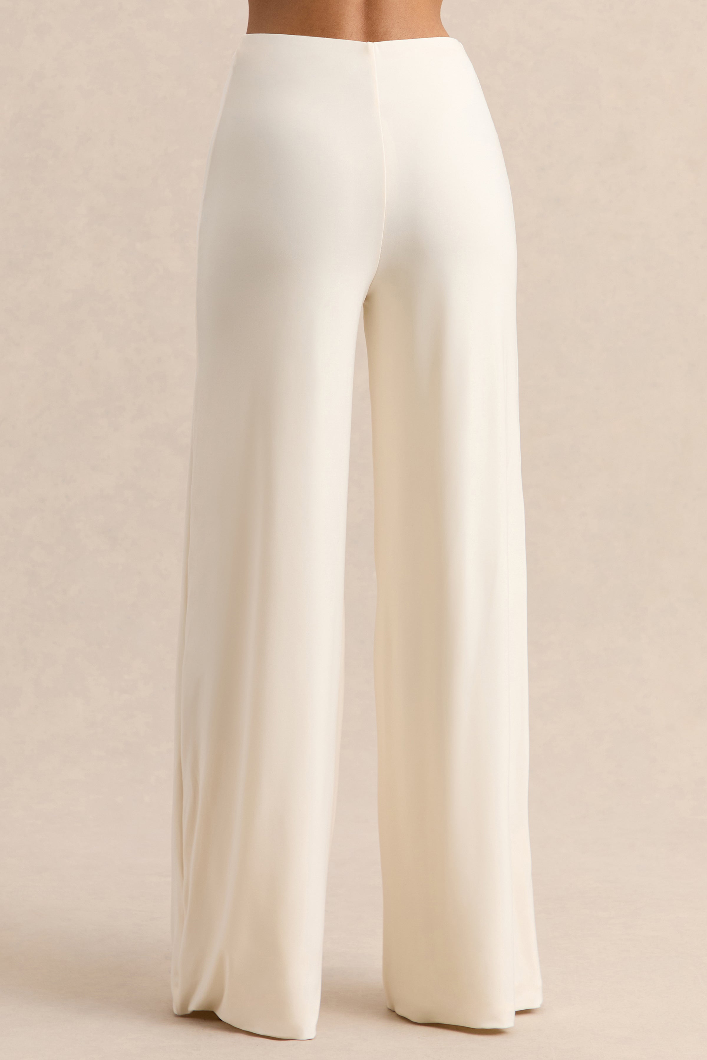 Safirra | White Wide-Leg Trouser