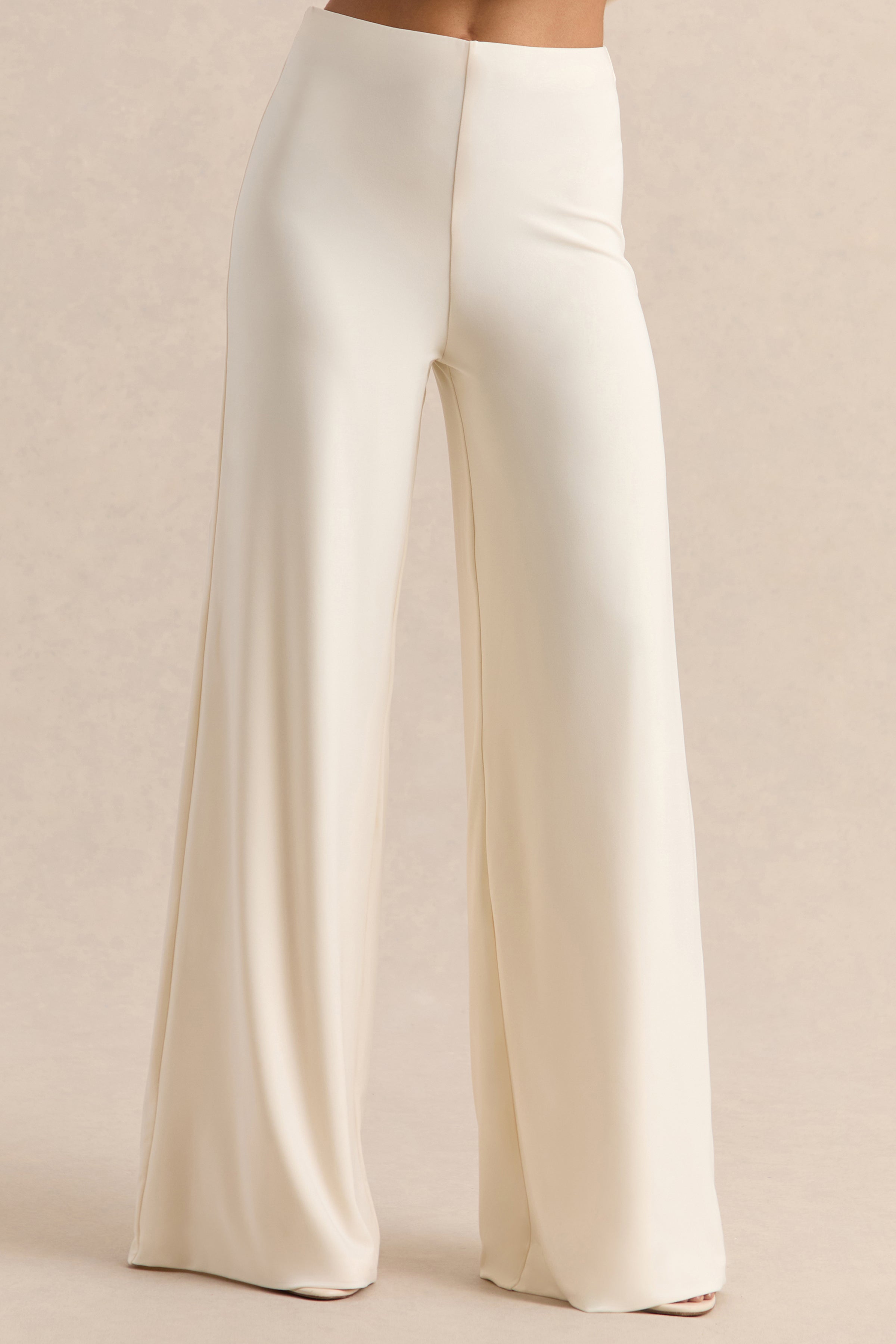 Safirra | White Wide-Leg Trouser
