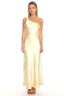 Carmel One-Shoulder Sash Maxi Dress Butter