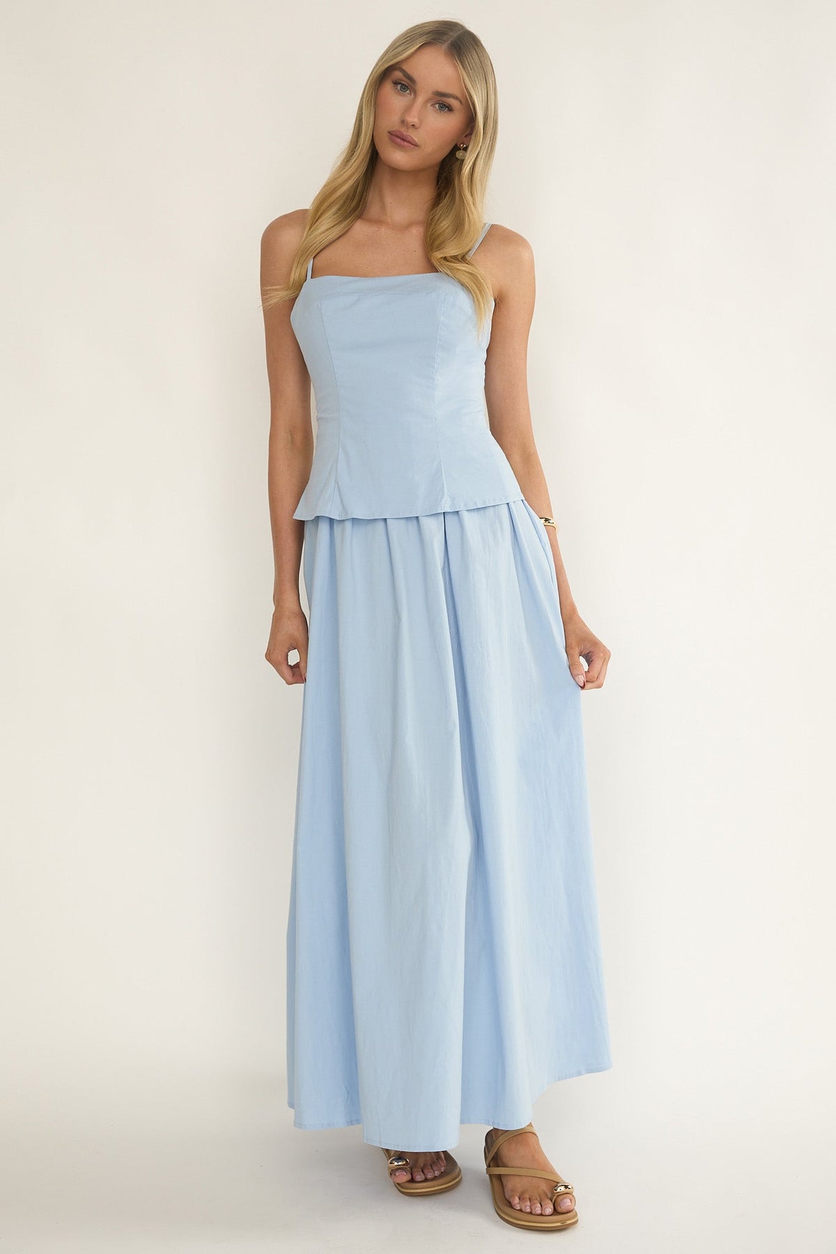 Antonita Cami Strap Maxi Dress Blue Main image