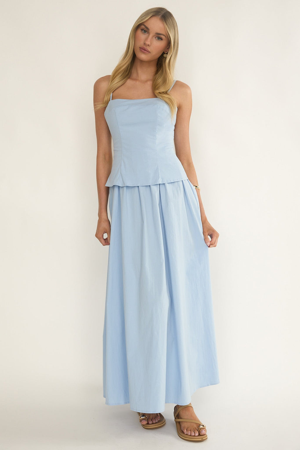 Antonita Cami Strap Maxi Dress Blue
