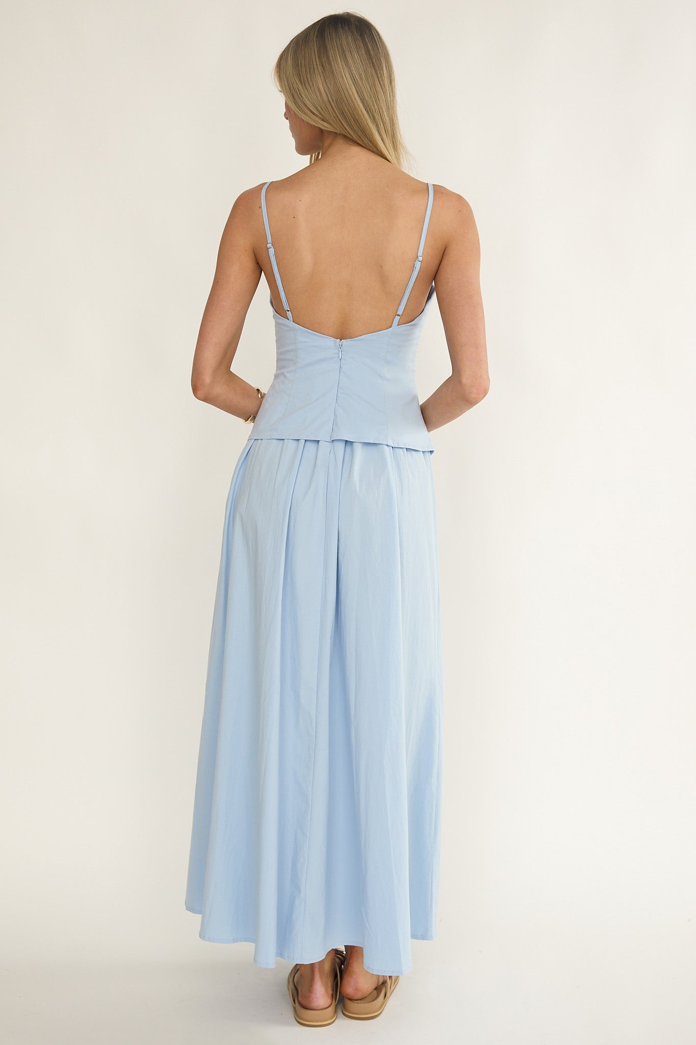 Antonita Cami Strap Maxi Dress Blue Secondary image