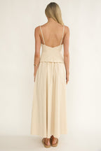 Antonita Cami Strap Maxi Dress Stone