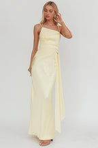 Wysandra Knot Detail Maxi Dress Butter