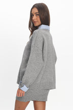 Marvelle Knit Top Grey