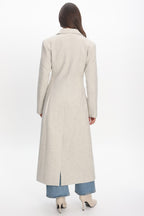 Zoyah Longline Trench Coat Oat