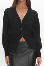 Nolana Buttoned Cardigan Black
