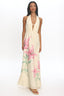 Frangipane Halter Maxi Dress Butter