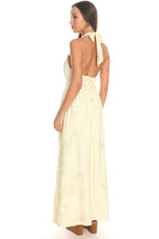 Meridian Halter Maxi Dress Butter