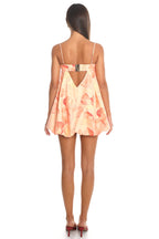 Jasminda Embroidered Mini Dress Peach