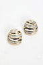 Jada Irregular Textured Earrings Gold/Silver
