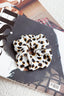 Chouchou Scrunchie Spotted White