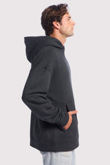 Vintage Fleece Men's Hoodie | Black