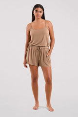 Sleep Romper | Cinnamon