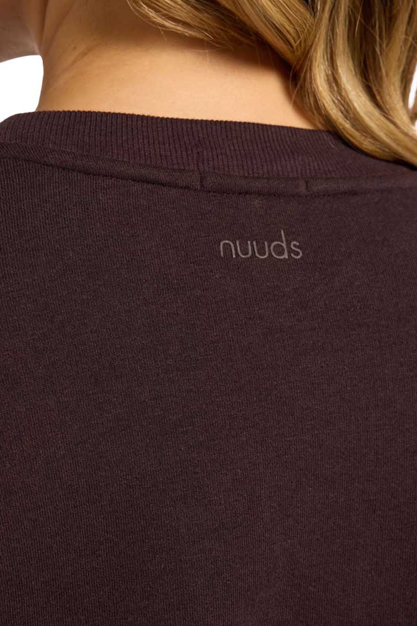 Vintage Fleece Cinch Waist Sweatshirt | Eggplant