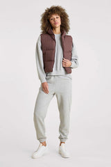 Puffer Vest | Coffee