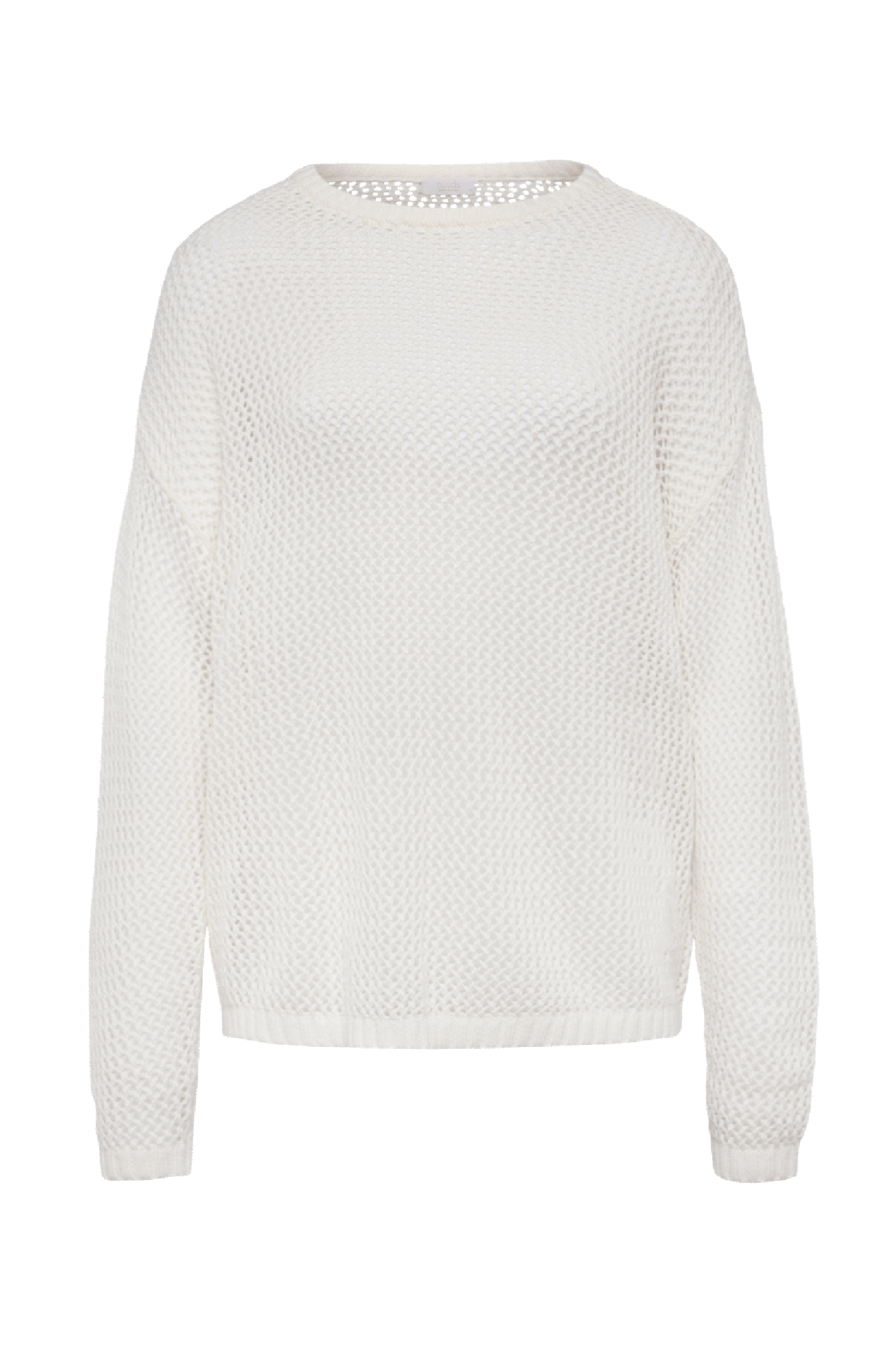 Open Knit Sweater | White