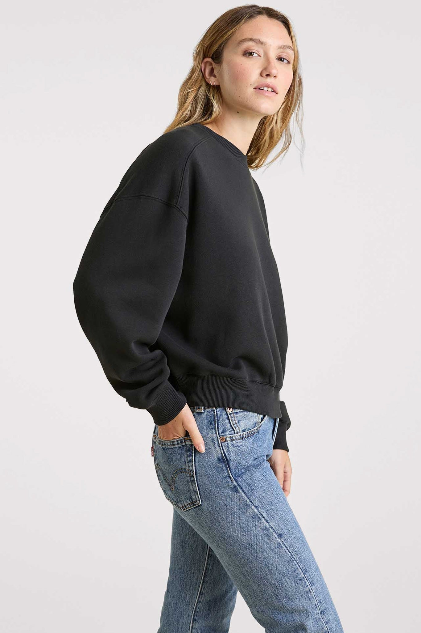 Classic Crewneck Sweatshirt | Black