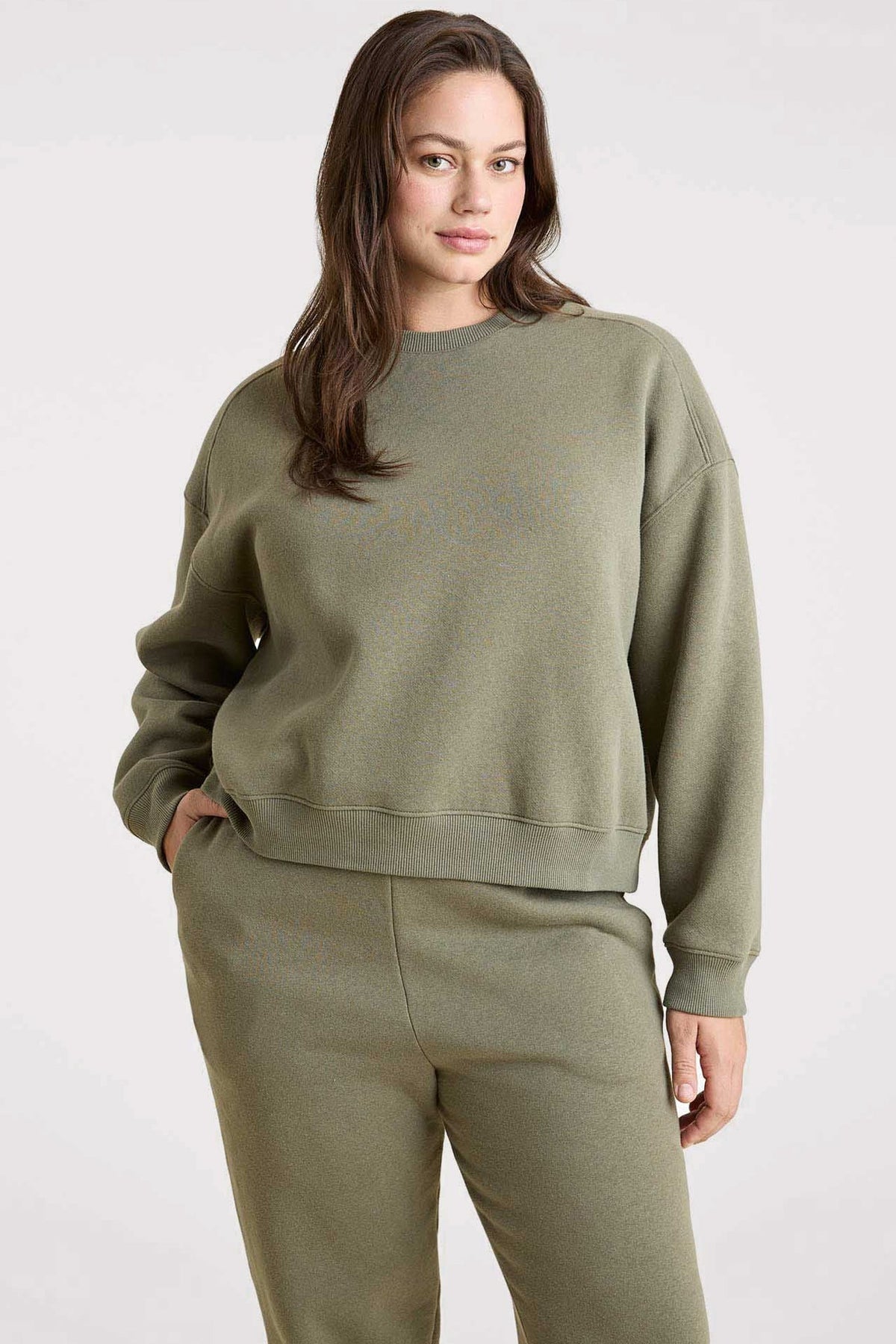 Classic Crewneck Sweatshirt | Olive