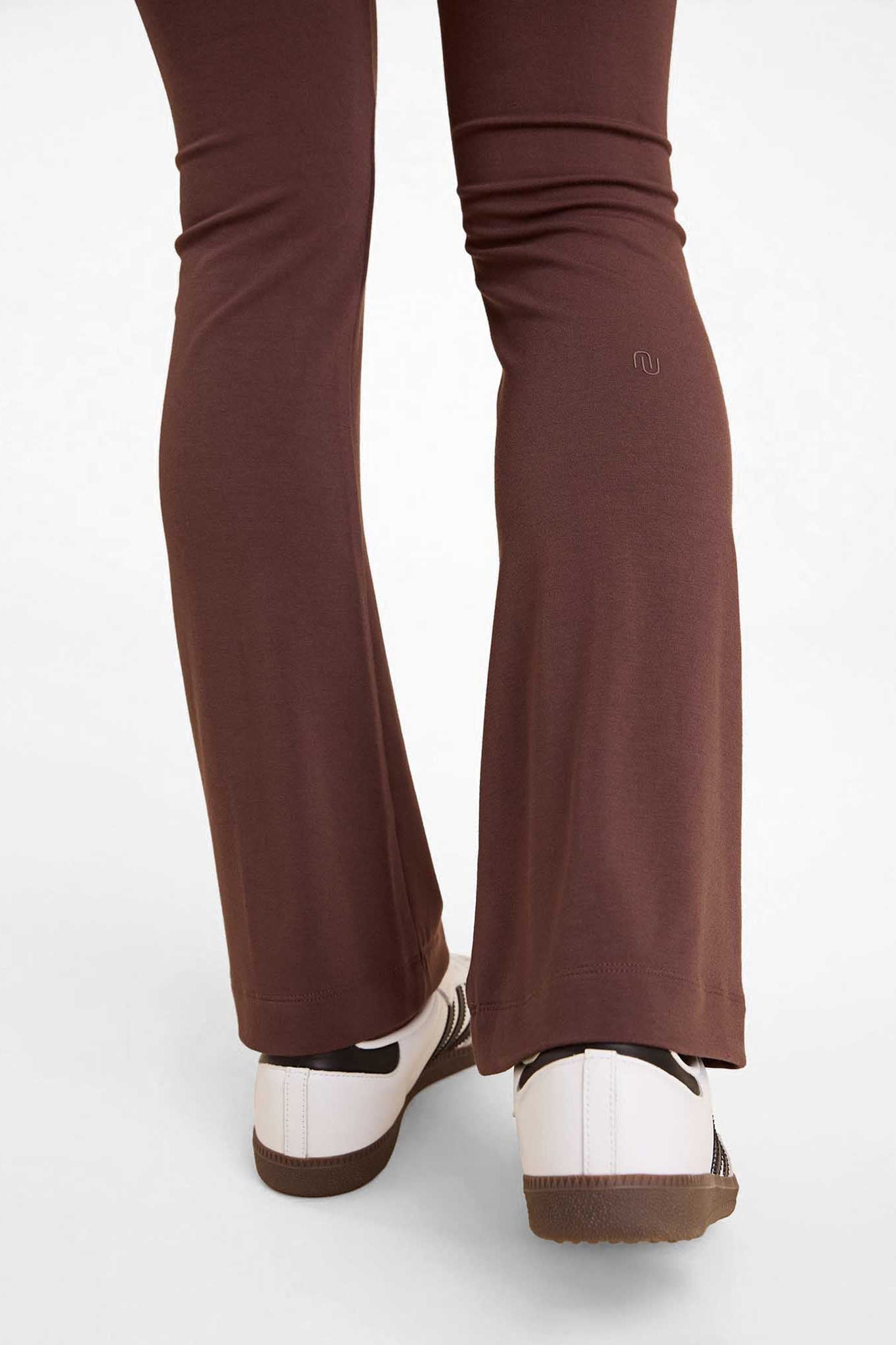 SwiftStretch Fold Over Legging | Coffee