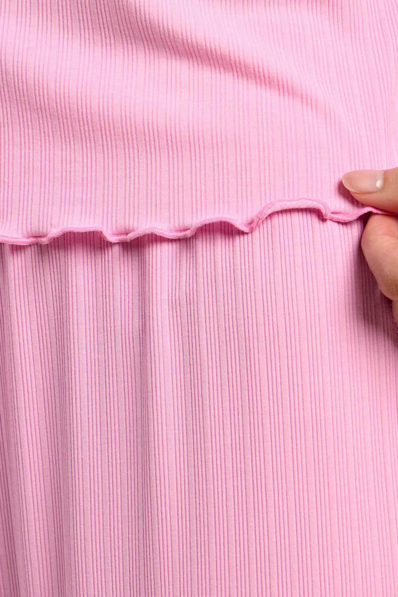Mini Rib Tank | Bubblegum Pink