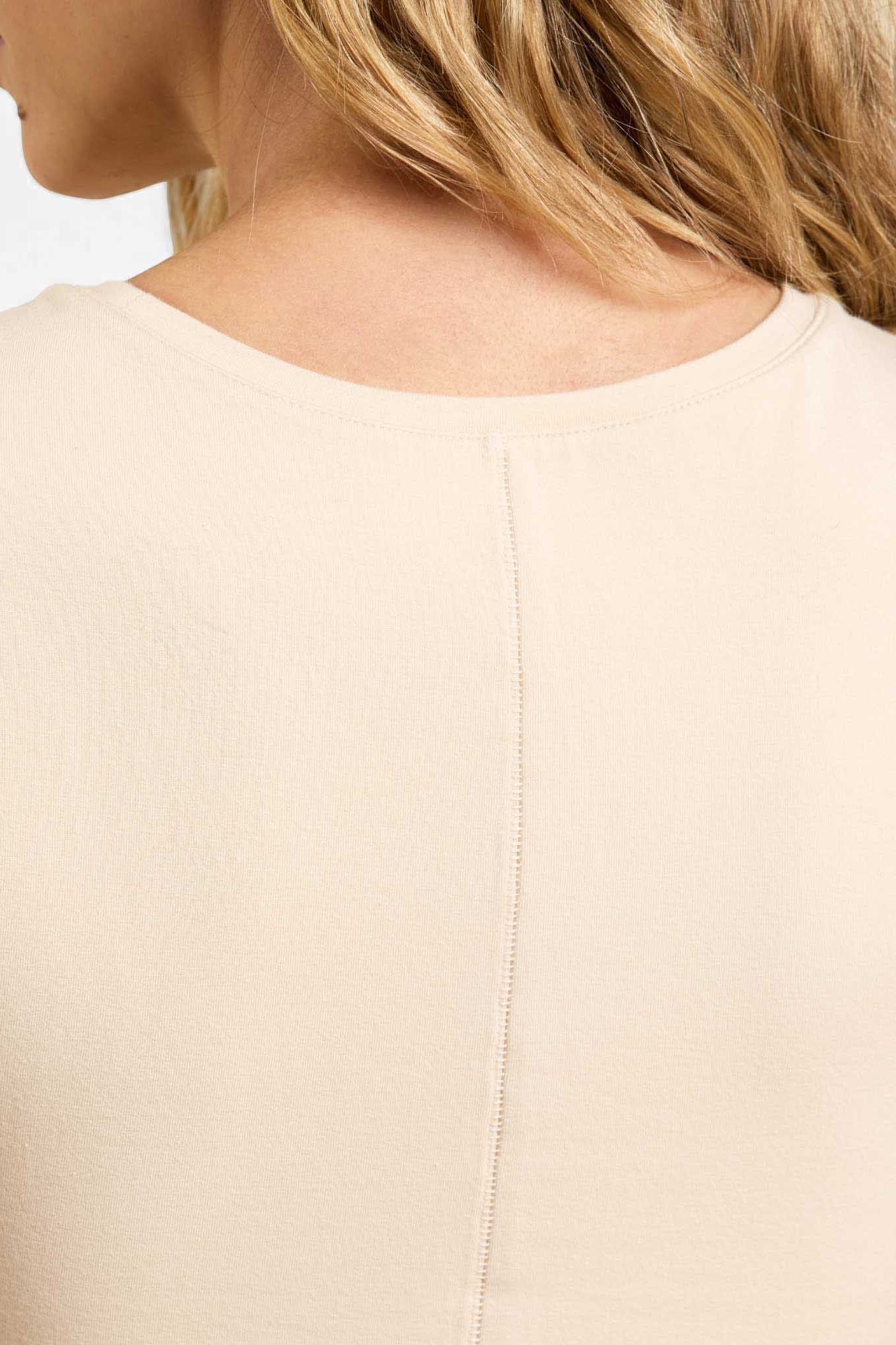 Cotton Stretch Classic Crewneck Tee | Bone