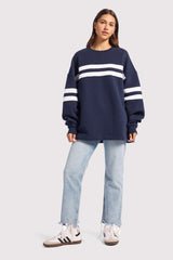 Varsity Crewneck | Navy
