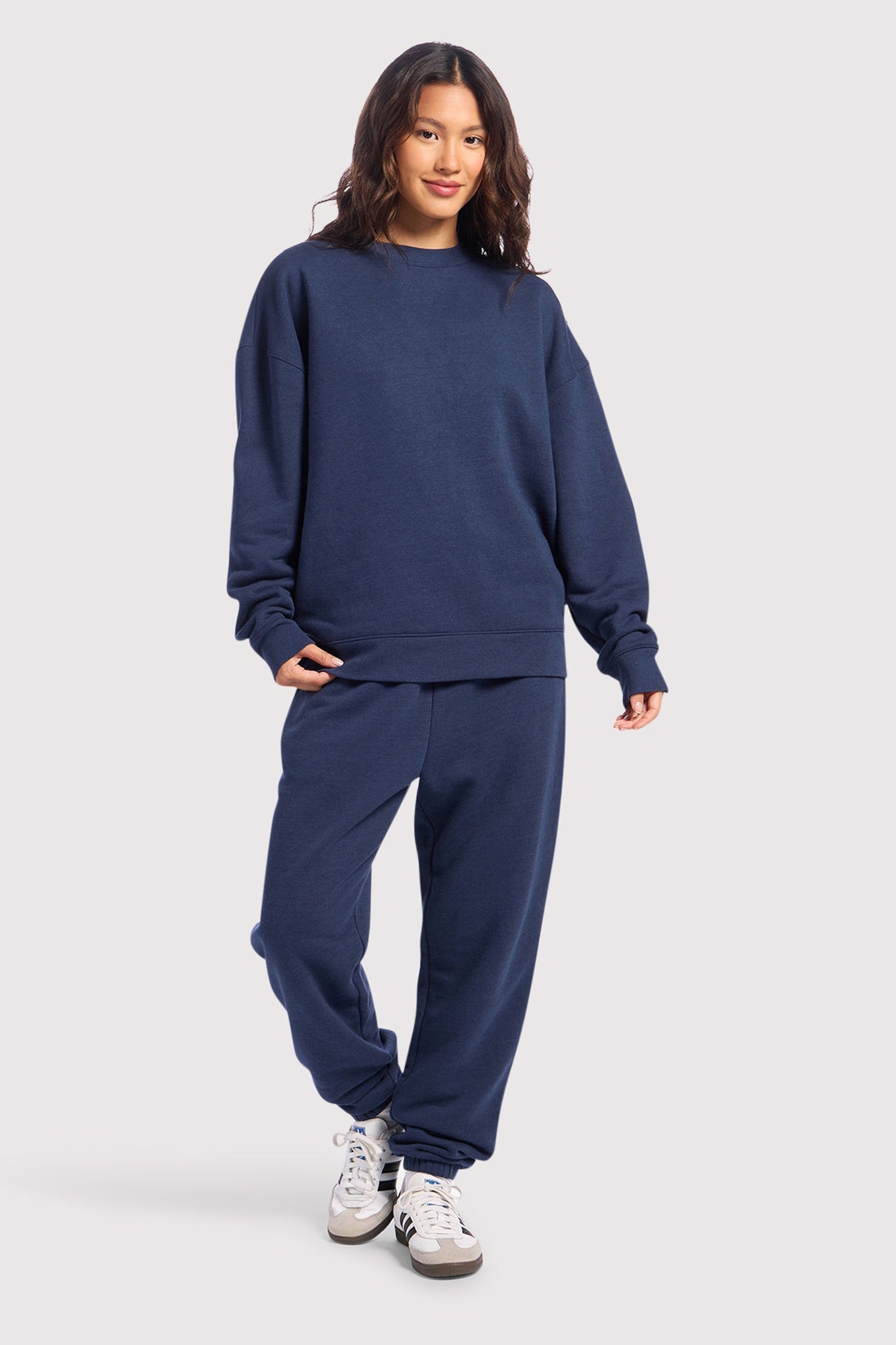 Vintage Fleece Crewneck | Navy