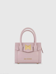 Small Leather Tote Bag With Gold Hardware
