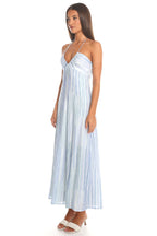 Easy Lover Halter Maxi Dress Blue
