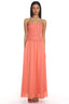Adana Lace Maxi Dress Coral