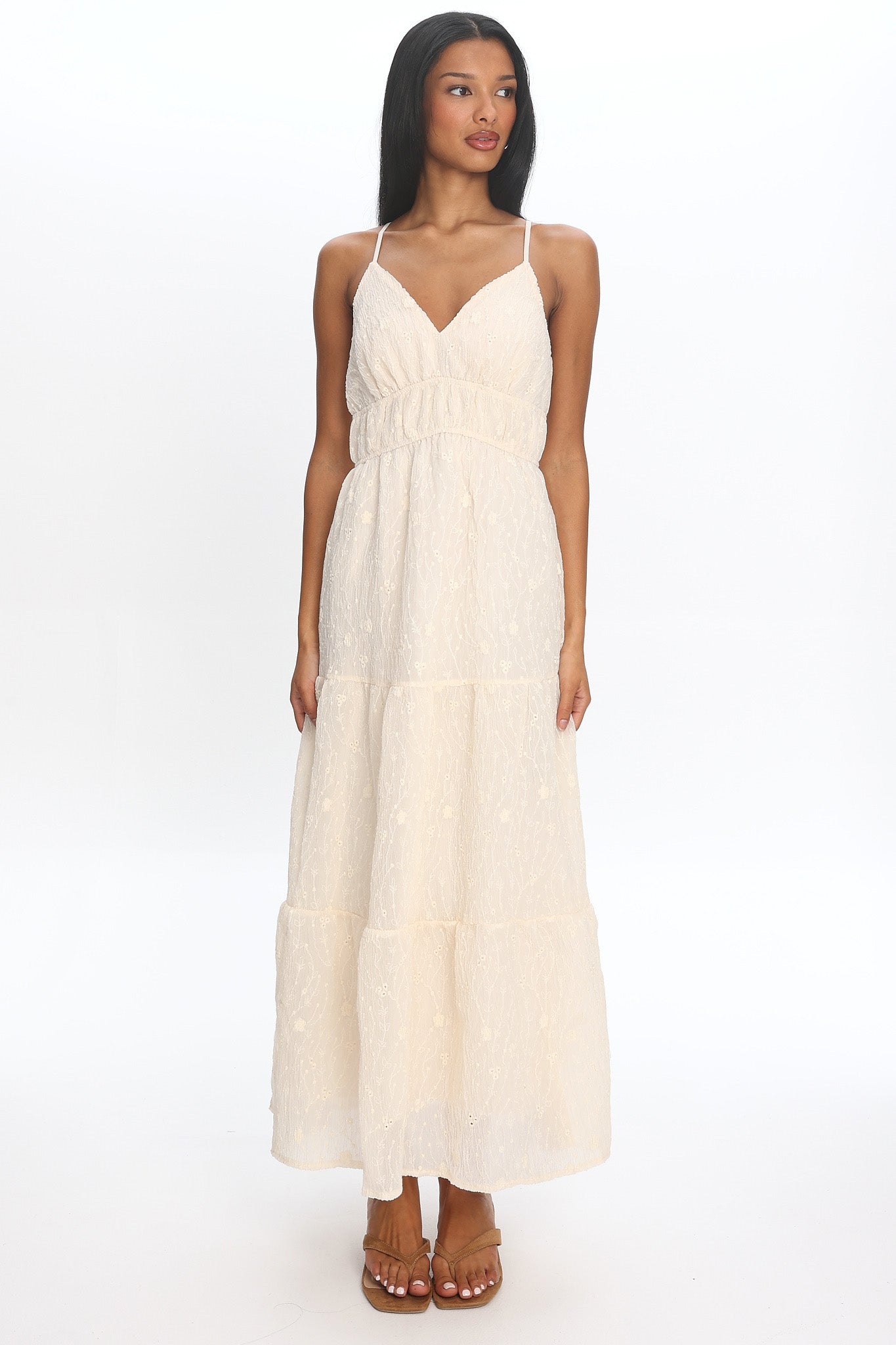 Xyla Maxi Dress Ivory Secondary image