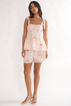 Baybreeze Lace Applique Shorts Floral