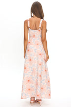 Arabella Tied Bust Maxi Dress Floral