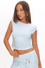 Love Somebody Cap Sleeve Top Blue