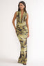 Veya Sleeveless Cowl Maxi Dress Moss