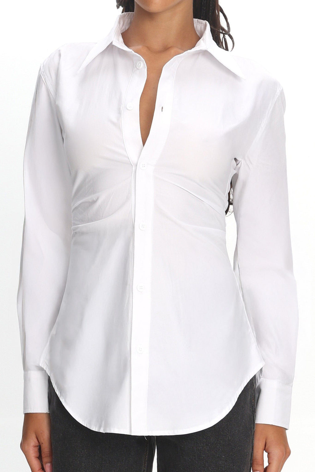 LIONESS Naomi Shirt Porcelain