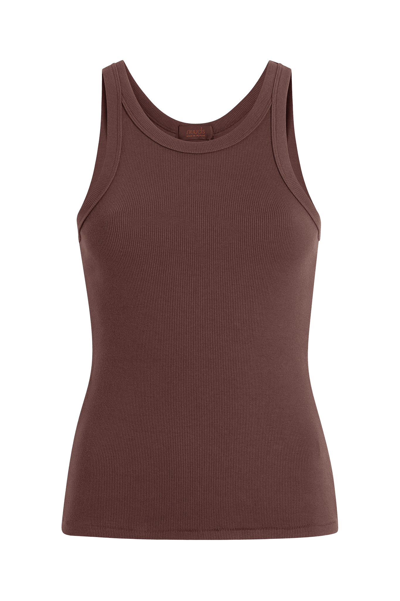 Essential Rib Tank Top | Coffee
