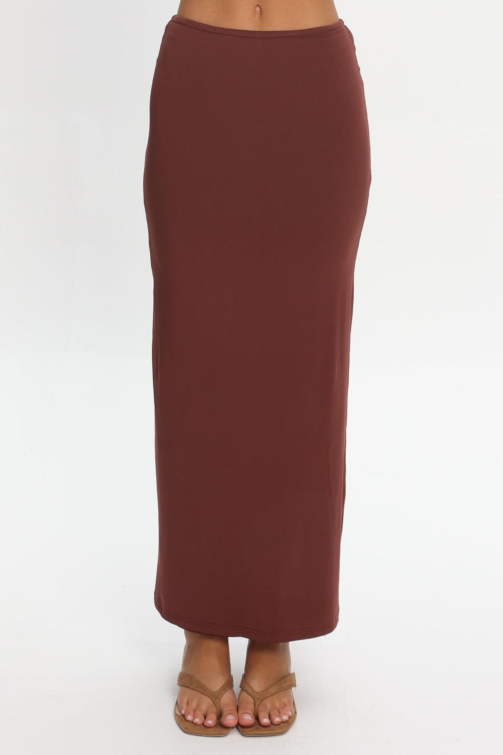 Perez Bodycon Maxi Skirt Wine